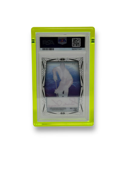 PSA Graded Card Slab Tinted Neon Green